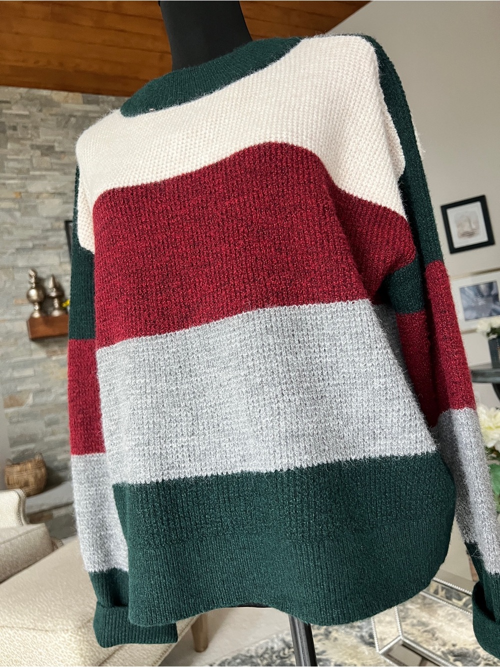 Thread & Supply Multicolor Striped Sweater